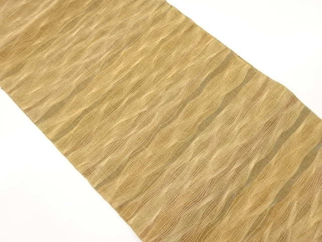 JAPANESE NAGOYA OBI / WOVEN ABSTRACT WAVE